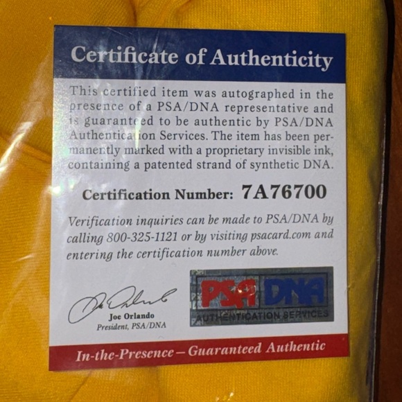 Authentic Pele Signed Soccer Jersey CBD Brazil PSA/DNA - Picture 7 of 7